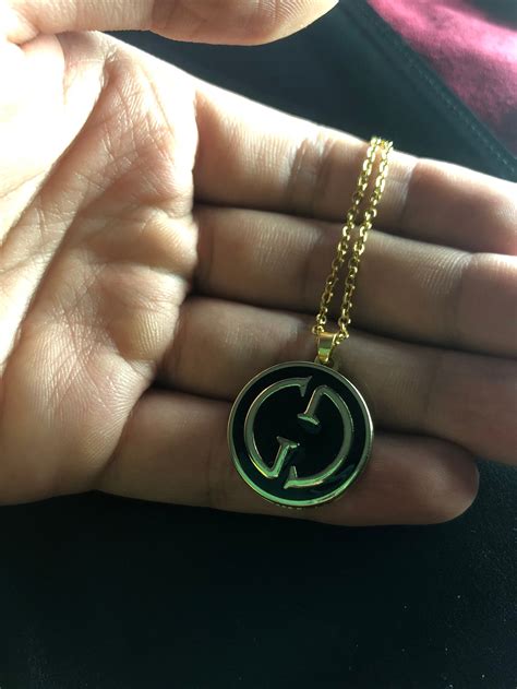 gucci necklace on person|gucci necklace vintage.